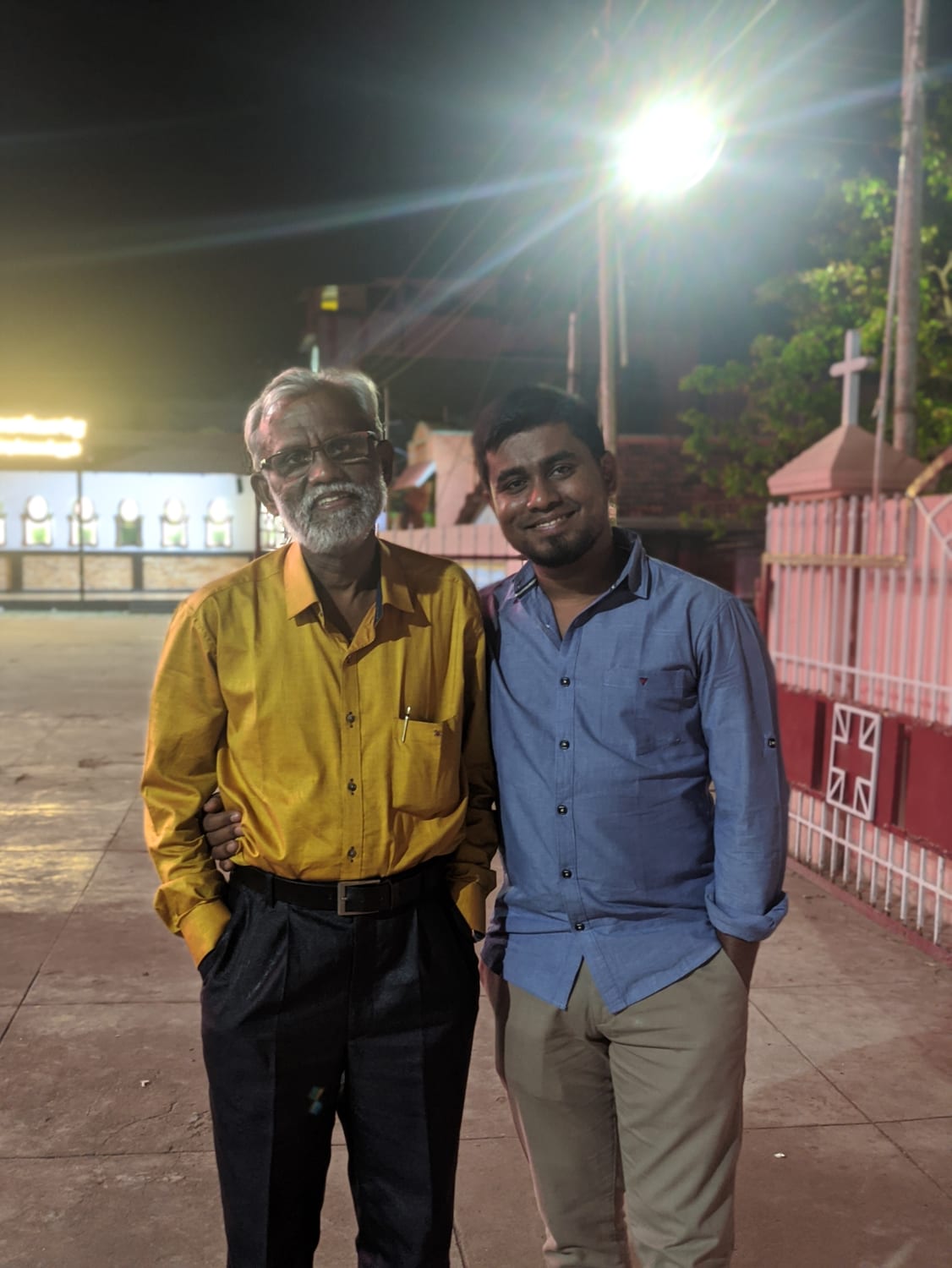 Jijo with his father